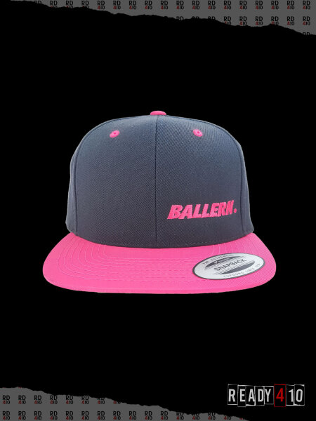 Ballern. Logo Cap - TwoTone Black Pink