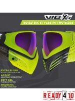 Virtue VIO X6 Goggle - Acid Black