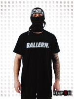 Ballern. T-Shirt Black White