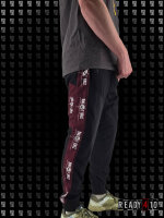 Kingz Pro Performance Wear - Jogger Pants Black Burgundy