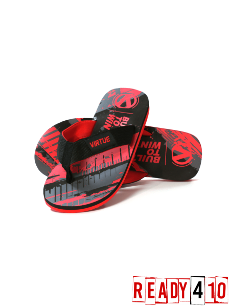 Virtue Onset Flip-Flops - Graphic Red