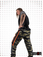 Kingz Pro Performance Wear - Padded Jogger Pants Honeybadger Tigerstripe